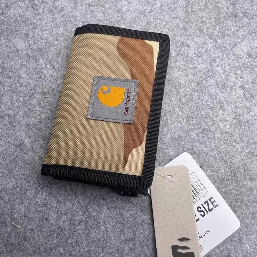 Carhartt Unisex Cordura Fabric Small Waterproof City Logo Streetwear Wallet