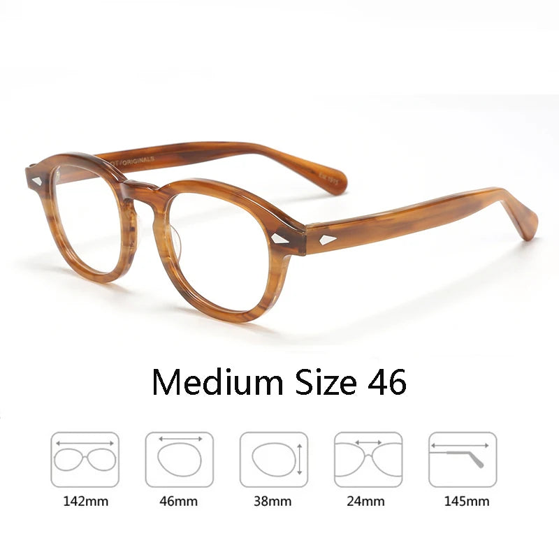 Trendy Optical Unisex Optical Johnny Depp LEMTOSH Vintage Clear Frames EyeGlasses