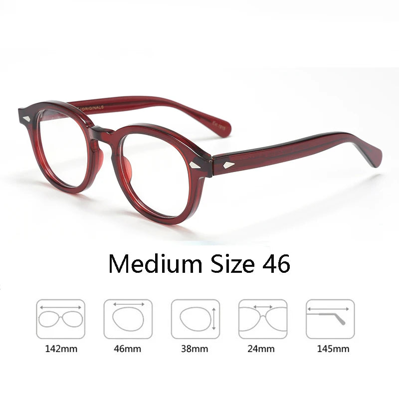Trendy Optical Unisex Optical Johnny Depp LEMTOSH Vintage Clear Frames EyeGlasses
