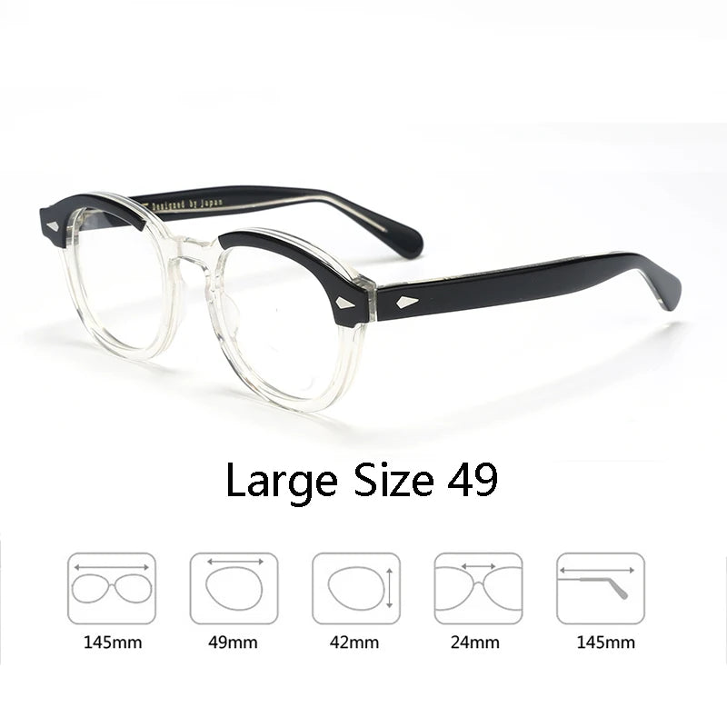 Trendy Optical Unisex Optical Johnny Depp LEMTOSH Vintage Clear Frames EyeGlasses