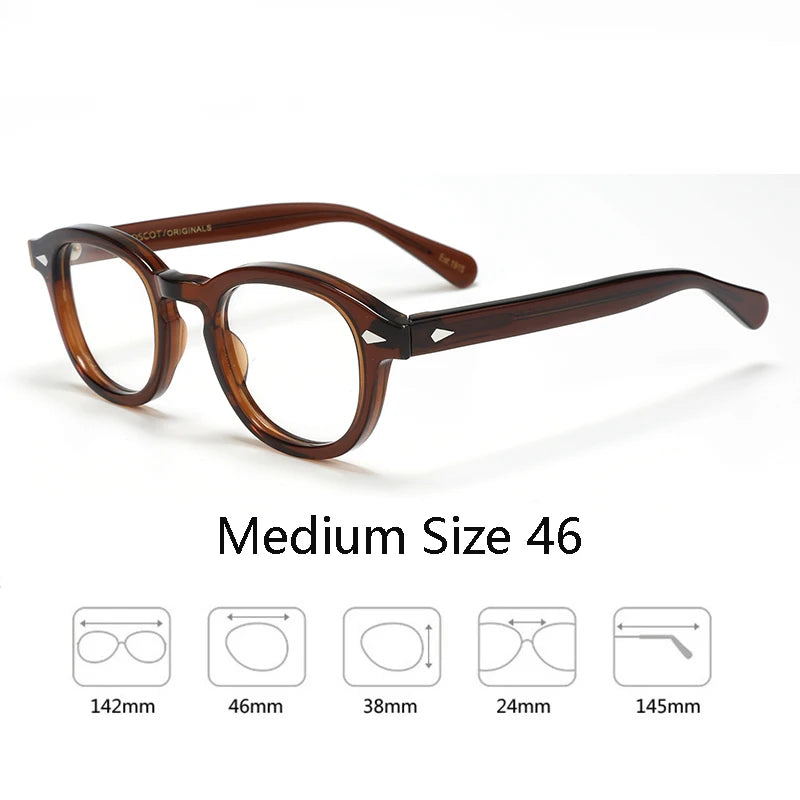 Trendy Optical Unisex Optical Johnny Depp LEMTOSH Vintage Clear Frames EyeGlasses