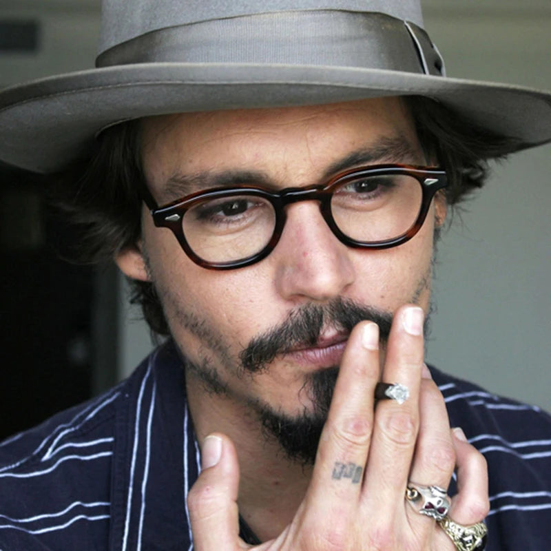 Trendy Optical Unisex Optical Johnny Depp LEMTOSH Vintage Clear Frames EyeGlasses