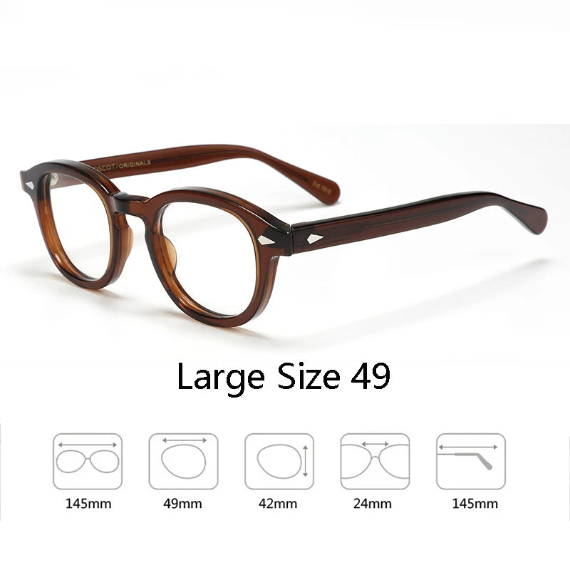 Trendy Optical Unisex Optical Johnny Depp LEMTOSH Vintage Clear Frames EyeGlasses