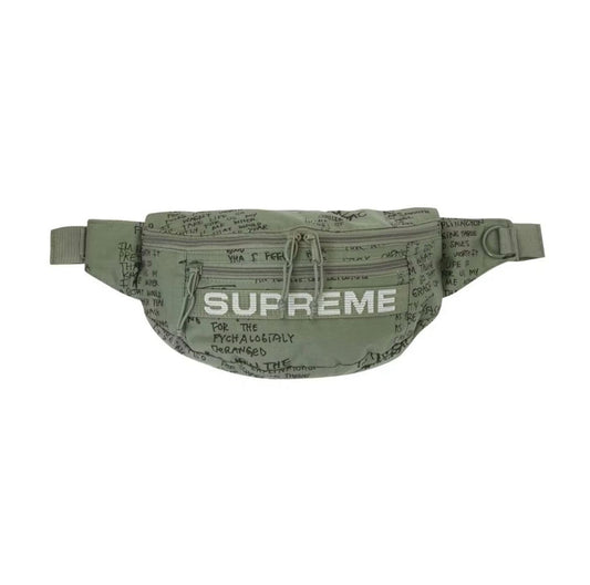 Supreme SS23 Military Olive Gonz Green Modern Streetwear Waist Bag
