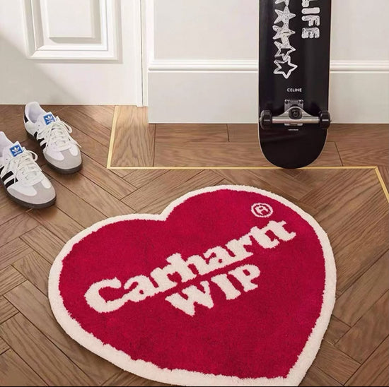 Carhartt WIP Heart Rug – Unique Modern Streetwear Home Decor Floor Rug