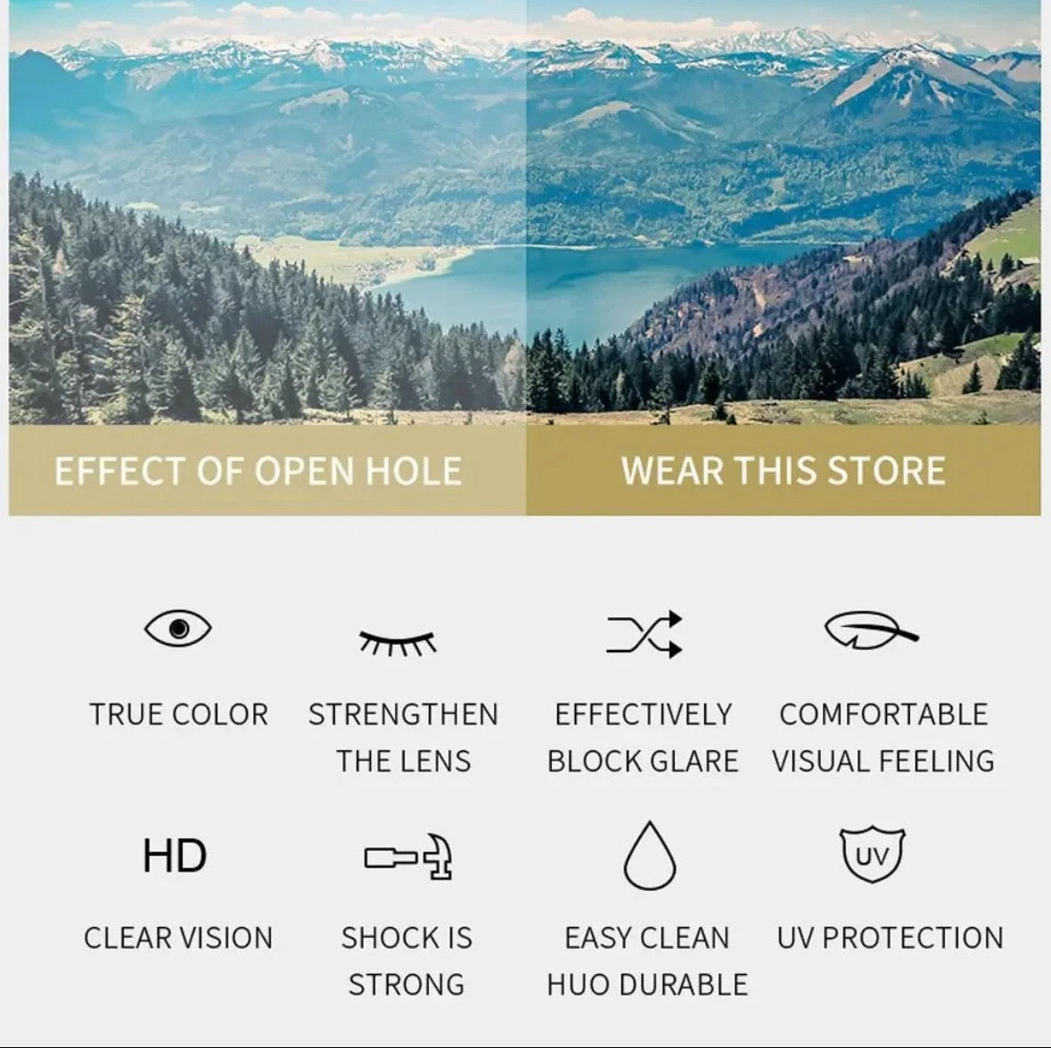 Modern Glacier Windproof Mountain Biker Outdoor Ski ALPS Travel Sunglasses UV 400