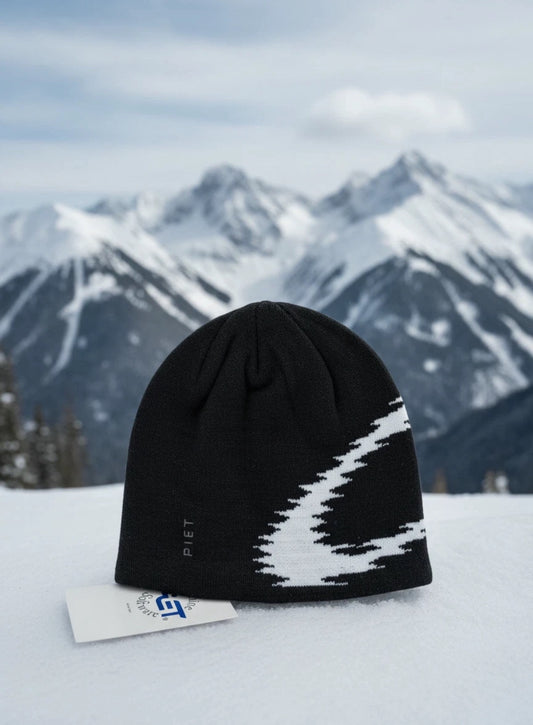 Oakley x Piet Mountain Warm Snowboard Reversible Collab Winter Logo Beanie Hat