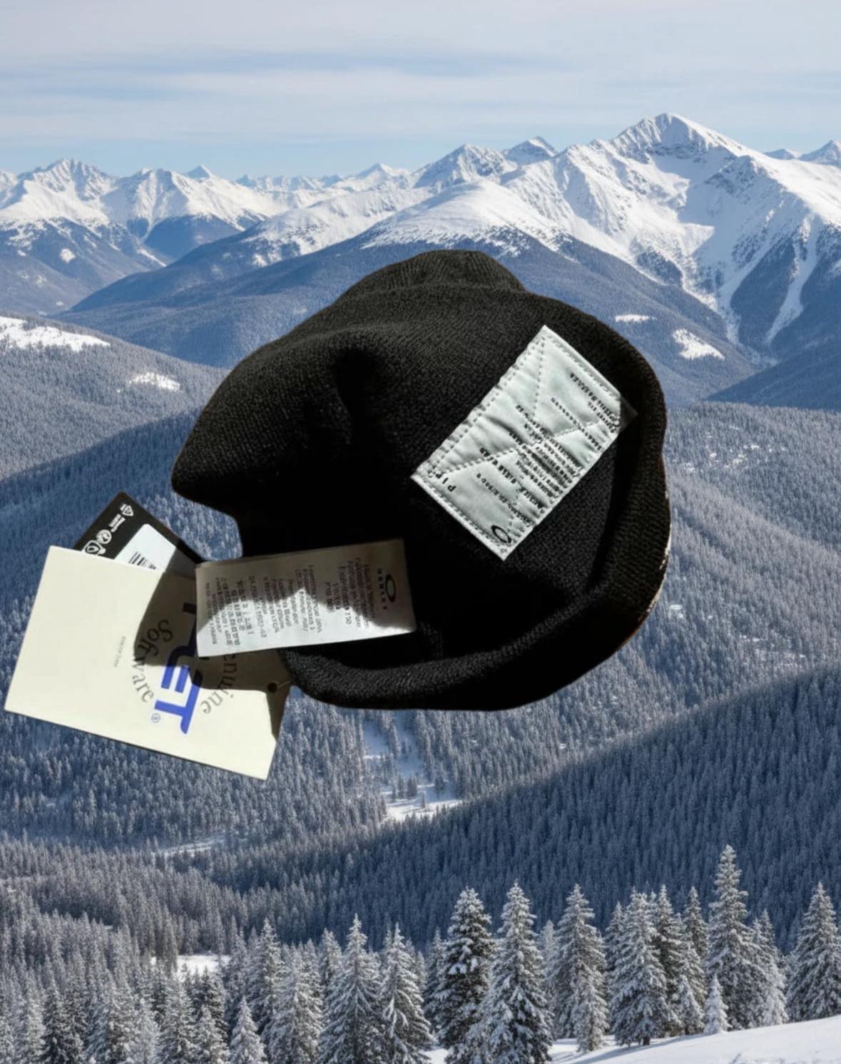 Oakley x Piet Mountain Warm Snowboard Reversible Collab Winter Logo Beanie Hat